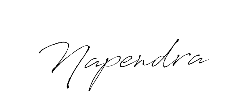 How to make Napendra name signature. Use Antro_Vectra style for creating short signs online. This is the latest handwritten sign. Napendra signature style 6 images and pictures png