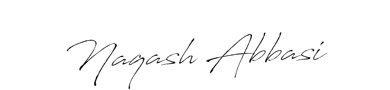 Use a signature maker to create a handwritten signature online. With this signature software, you can design (Antro_Vectra) your own signature for name Naqash Abbasi. Naqash Abbasi signature style 6 images and pictures png