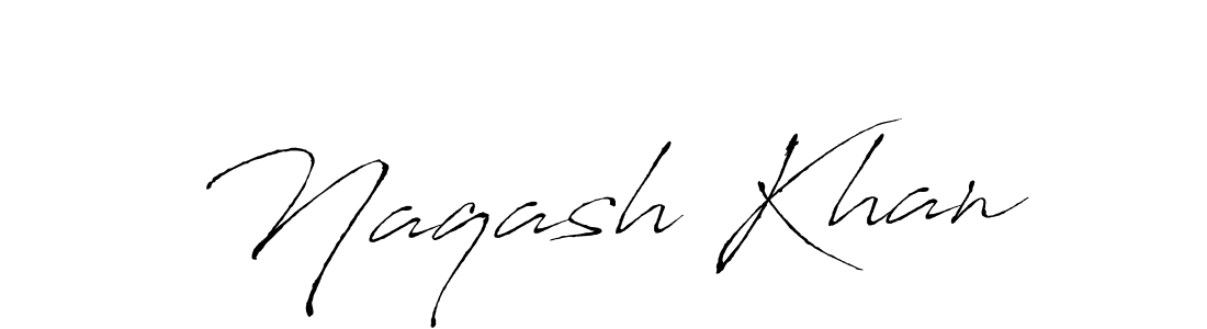 You should practise on your own different ways (Antro_Vectra) to write your name (Naqash Khan) in signature. don't let someone else do it for you. Naqash Khan signature style 6 images and pictures png