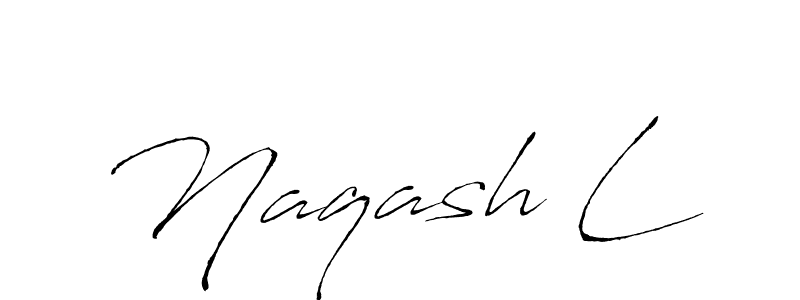 See photos of Naqash L official signature by Spectra . Check more albums & portfolios. Read reviews & check more about Antro_Vectra font. Naqash L signature style 6 images and pictures png