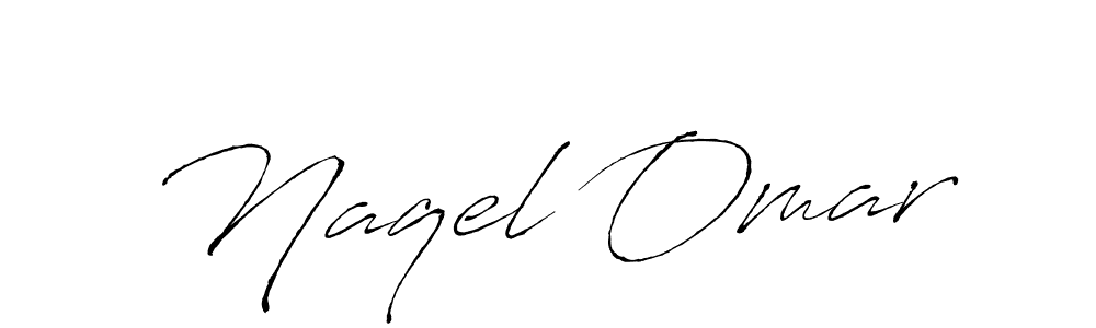 Make a beautiful signature design for name Naqel Omar. Use this online signature maker to create a handwritten signature for free. Naqel Omar signature style 6 images and pictures png
