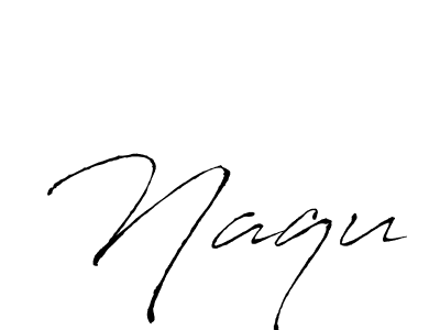 Naqu stylish signature style. Best Handwritten Sign (Antro_Vectra) for my name. Handwritten Signature Collection Ideas for my name Naqu. Naqu signature style 6 images and pictures png