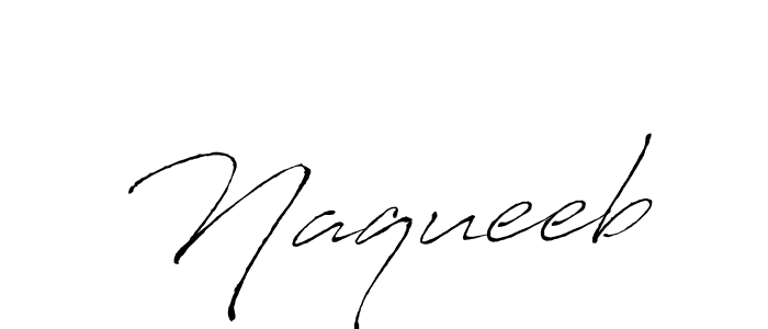 Create a beautiful signature design for name Naqueeb. With this signature (Antro_Vectra) fonts, you can make a handwritten signature for free. Naqueeb signature style 6 images and pictures png