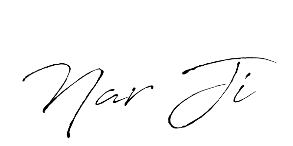 This is the best signature style for the Nar Ji name. Also you like these signature font (Antro_Vectra). Mix name signature. Nar Ji signature style 6 images and pictures png