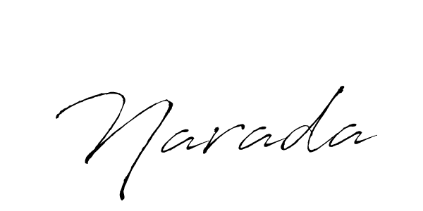 How to make Narada signature? Antro_Vectra is a professional autograph style. Create handwritten signature for Narada name. Narada signature style 6 images and pictures png