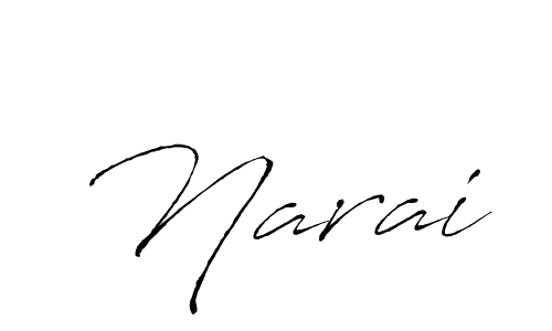 Narai stylish signature style. Best Handwritten Sign (Antro_Vectra) for my name. Handwritten Signature Collection Ideas for my name Narai. Narai signature style 6 images and pictures png