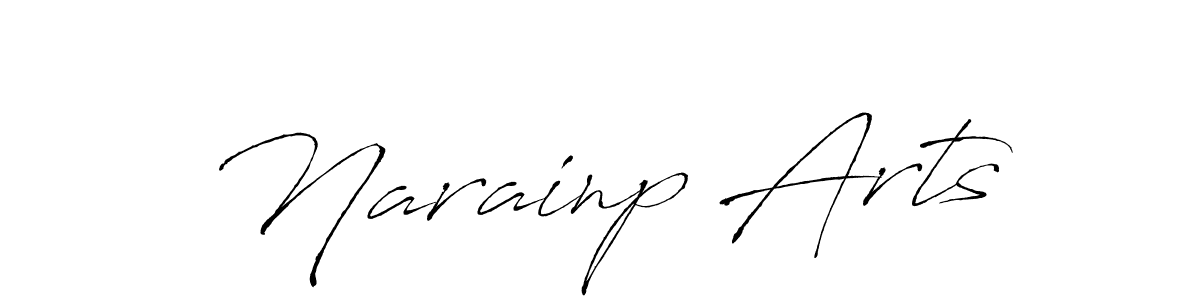 Similarly Antro_Vectra is the best handwritten signature design. Signature creator online .You can use it as an online autograph creator for name Narainp Arts. Narainp Arts signature style 6 images and pictures png