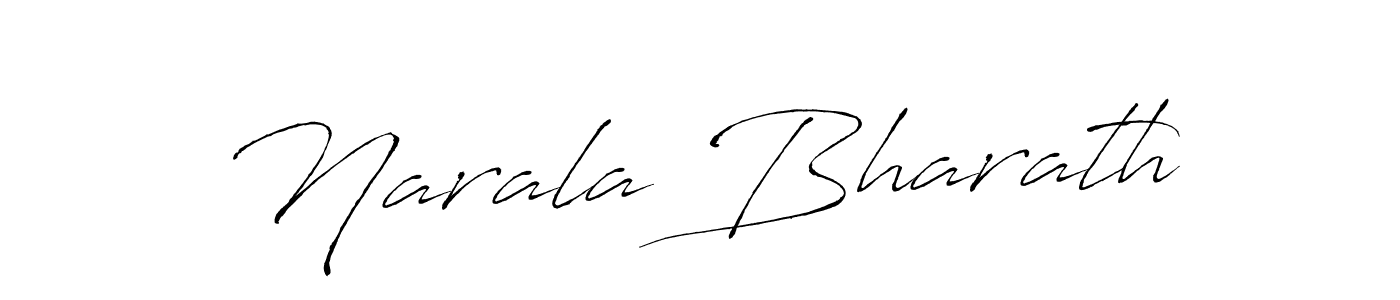 You should practise on your own different ways (Antro_Vectra) to write your name (Narala Bharath) in signature. don't let someone else do it for you. Narala Bharath signature style 6 images and pictures png