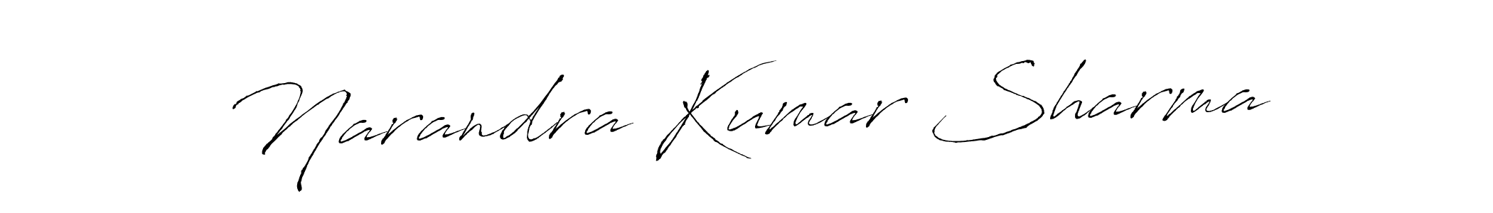 Use a signature maker to create a handwritten signature online. With this signature software, you can design (Antro_Vectra) your own signature for name Narandra Kumar Sharma. Narandra Kumar Sharma signature style 6 images and pictures png