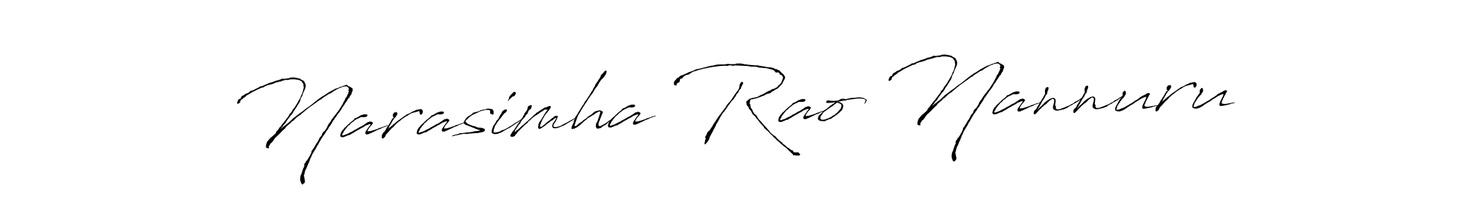 It looks lik you need a new signature style for name Narasimha Rao Nannuru. Design unique handwritten (Antro_Vectra) signature with our free signature maker in just a few clicks. Narasimha Rao Nannuru signature style 6 images and pictures png