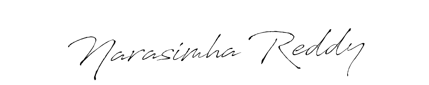 Make a beautiful signature design for name Narasimha Reddy. With this signature (Antro_Vectra) style, you can create a handwritten signature for free. Narasimha Reddy signature style 6 images and pictures png