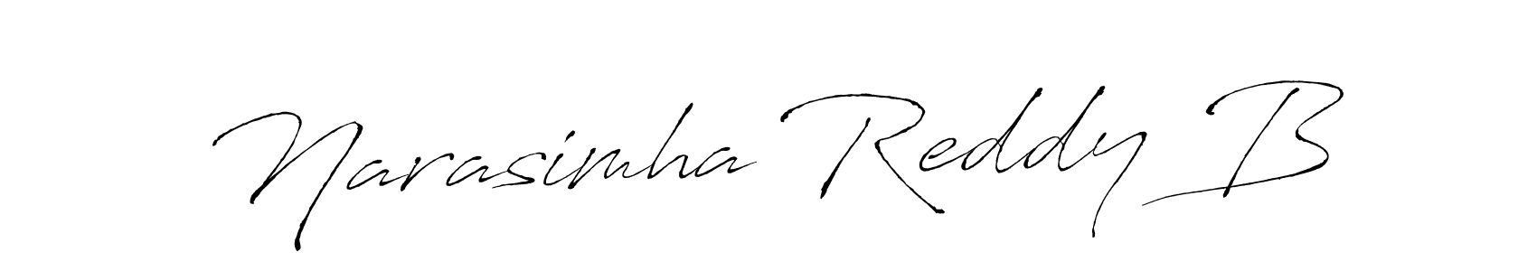 Use a signature maker to create a handwritten signature online. With this signature software, you can design (Antro_Vectra) your own signature for name Narasimha Reddy B. Narasimha Reddy B signature style 6 images and pictures png