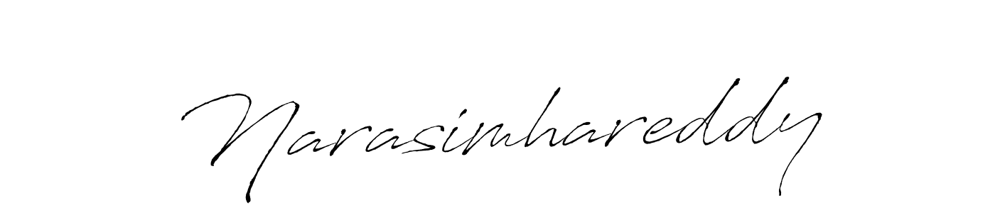 Use a signature maker to create a handwritten signature online. With this signature software, you can design (Antro_Vectra) your own signature for name Narasimhareddy. Narasimhareddy signature style 6 images and pictures png