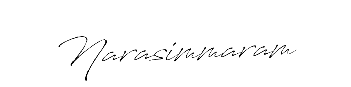 Antro_Vectra is a professional signature style that is perfect for those who want to add a touch of class to their signature. It is also a great choice for those who want to make their signature more unique. Get Narasimmaram name to fancy signature for free. Narasimmaram signature style 6 images and pictures png