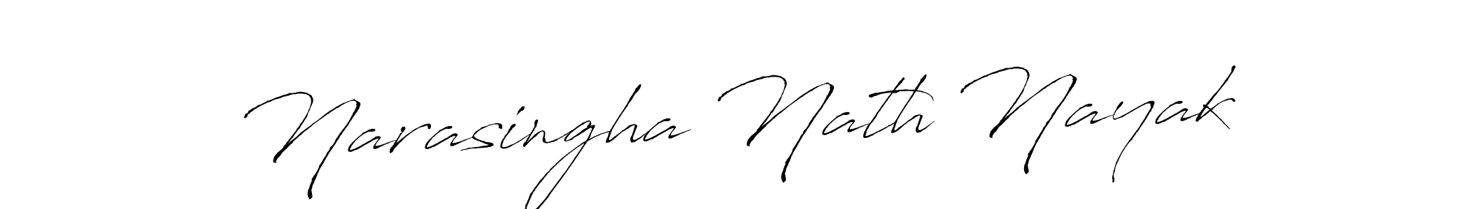 Create a beautiful signature design for name Narasingha Nath Nayak. With this signature (Antro_Vectra) fonts, you can make a handwritten signature for free. Narasingha Nath Nayak signature style 6 images and pictures png