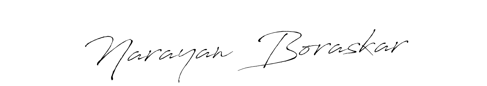 You should practise on your own different ways (Antro_Vectra) to write your name (Narayan  Boraskar) in signature. don't let someone else do it for you. Narayan  Boraskar signature style 6 images and pictures png