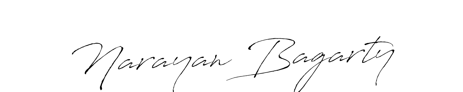 Create a beautiful signature design for name Narayan Bagarty. With this signature (Antro_Vectra) fonts, you can make a handwritten signature for free. Narayan Bagarty signature style 6 images and pictures png