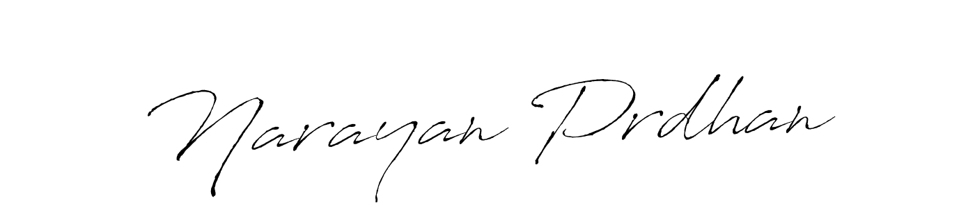 Narayan Prdhan stylish signature style. Best Handwritten Sign (Antro_Vectra) for my name. Handwritten Signature Collection Ideas for my name Narayan Prdhan. Narayan Prdhan signature style 6 images and pictures png