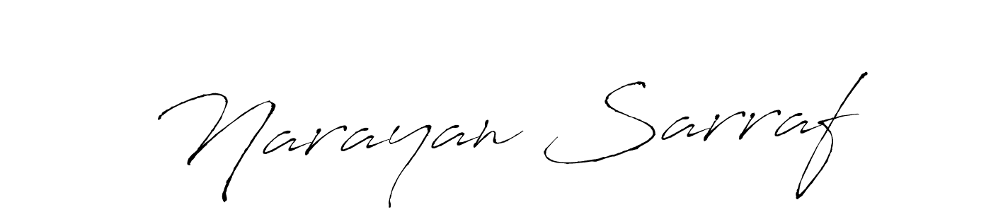 Antro_Vectra is a professional signature style that is perfect for those who want to add a touch of class to their signature. It is also a great choice for those who want to make their signature more unique. Get Narayan Sarraf name to fancy signature for free. Narayan Sarraf signature style 6 images and pictures png