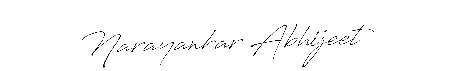 How to make Narayankar Abhijeet signature? Antro_Vectra is a professional autograph style. Create handwritten signature for Narayankar Abhijeet name. Narayankar Abhijeet signature style 6 images and pictures png