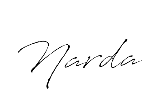 Use a signature maker to create a handwritten signature online. With this signature software, you can design (Antro_Vectra) your own signature for name Narda. Narda signature style 6 images and pictures png
