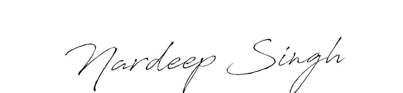 Use a signature maker to create a handwritten signature online. With this signature software, you can design (Antro_Vectra) your own signature for name Nardeep Singh. Nardeep Singh signature style 6 images and pictures png