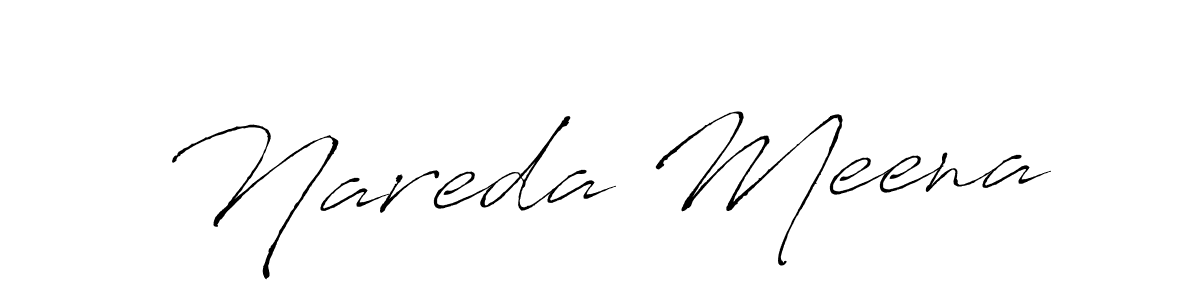 Nareda Meena stylish signature style. Best Handwritten Sign (Antro_Vectra) for my name. Handwritten Signature Collection Ideas for my name Nareda Meena. Nareda Meena signature style 6 images and pictures png