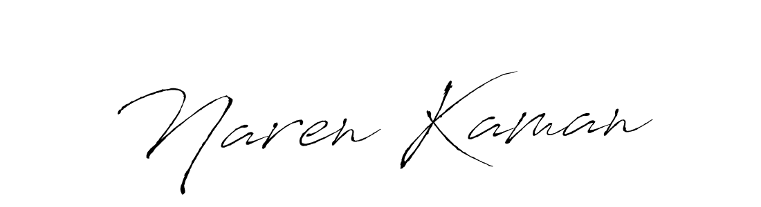 Make a beautiful signature design for name Naren Kaman. With this signature (Antro_Vectra) style, you can create a handwritten signature for free. Naren Kaman signature style 6 images and pictures png