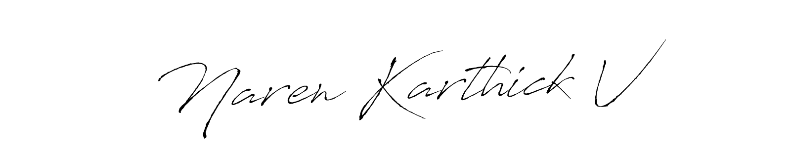 Make a short Naren Karthick V signature style. Manage your documents anywhere anytime using Antro_Vectra. Create and add eSignatures, submit forms, share and send files easily. Naren Karthick V signature style 6 images and pictures png