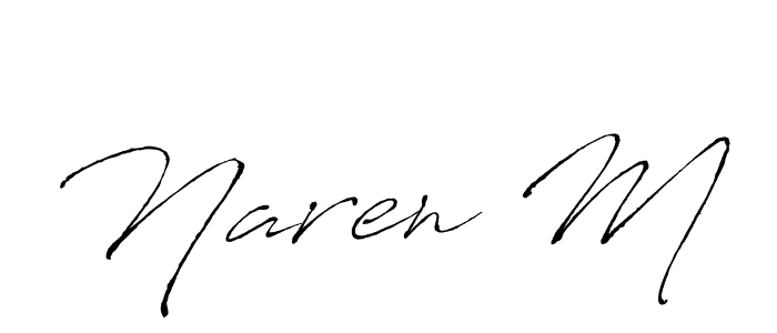 You can use this online signature creator to create a handwritten signature for the name Naren M. This is the best online autograph maker. Naren M signature style 6 images and pictures png