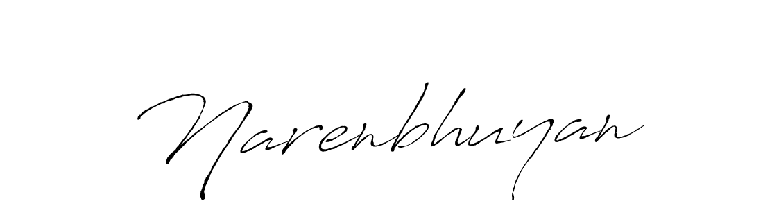 How to make Narenbhuyan signature? Antro_Vectra is a professional autograph style. Create handwritten signature for Narenbhuyan name. Narenbhuyan signature style 6 images and pictures png