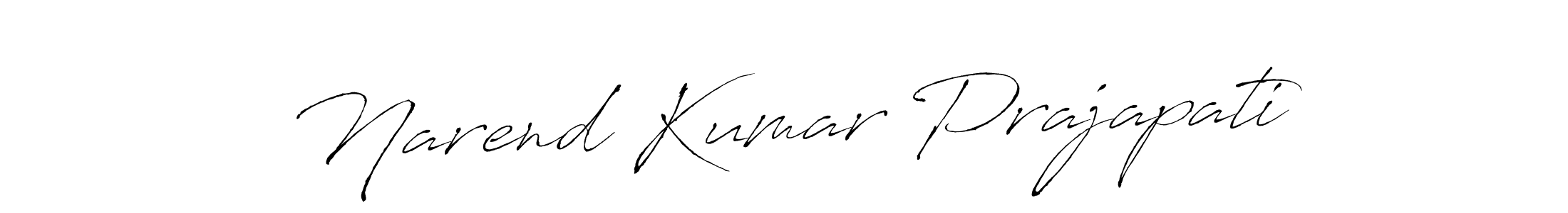 This is the best signature style for the Narend Kumar Prajapati name. Also you like these signature font (Antro_Vectra). Mix name signature. Narend Kumar Prajapati signature style 6 images and pictures png