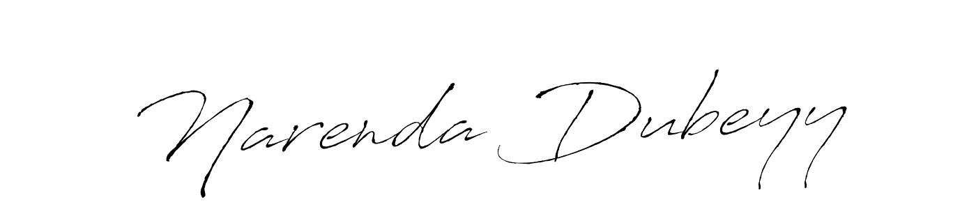 How to make Narenda Dubeyy signature? Antro_Vectra is a professional autograph style. Create handwritten signature for Narenda Dubeyy name. Narenda Dubeyy signature style 6 images and pictures png