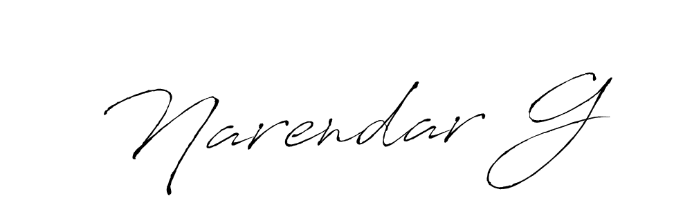 Similarly Antro_Vectra is the best handwritten signature design. Signature creator online .You can use it as an online autograph creator for name Narendar G. Narendar G signature style 6 images and pictures png