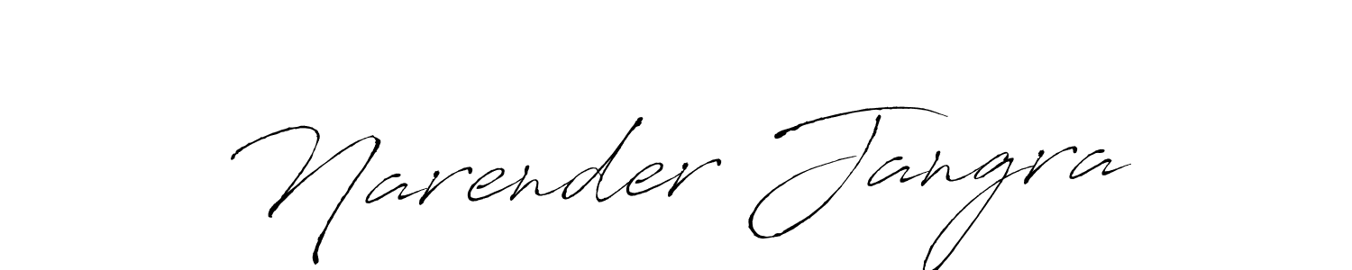 Also we have Narender Jangra name is the best signature style. Create professional handwritten signature collection using Antro_Vectra autograph style. Narender Jangra signature style 6 images and pictures png