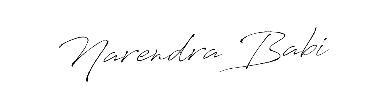 How to make Narendra Babi signature? Antro_Vectra is a professional autograph style. Create handwritten signature for Narendra Babi name. Narendra Babi signature style 6 images and pictures png