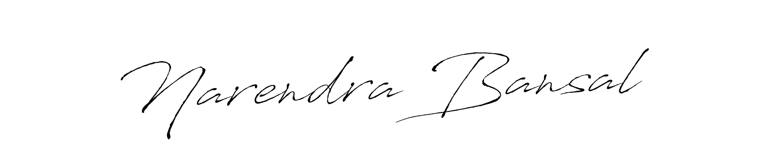 Antro_Vectra is a professional signature style that is perfect for those who want to add a touch of class to their signature. It is also a great choice for those who want to make their signature more unique. Get Narendra Bansal name to fancy signature for free. Narendra Bansal signature style 6 images and pictures png