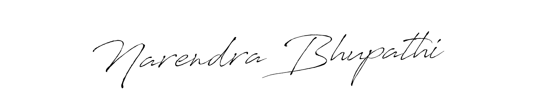 Narendra Bhupathi stylish signature style. Best Handwritten Sign (Antro_Vectra) for my name. Handwritten Signature Collection Ideas for my name Narendra Bhupathi. Narendra Bhupathi signature style 6 images and pictures png