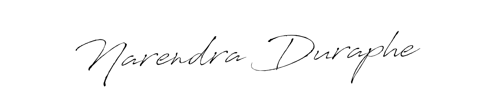 Make a beautiful signature design for name Narendra Duraphe. With this signature (Antro_Vectra) style, you can create a handwritten signature for free. Narendra Duraphe signature style 6 images and pictures png