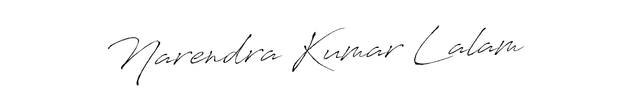 The best way (Antro_Vectra) to make a short signature is to pick only two or three words in your name. The name Narendra Kumar Lalam include a total of six letters. For converting this name. Narendra Kumar Lalam signature style 6 images and pictures png