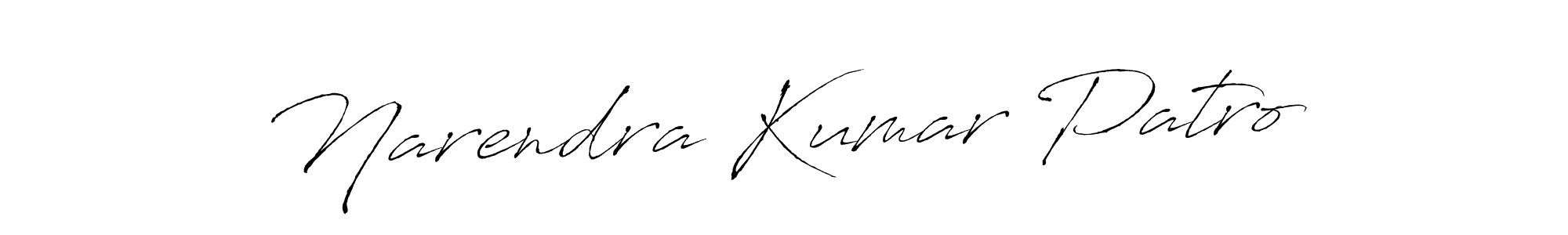 Narendra Kumar Patro stylish signature style. Best Handwritten Sign (Antro_Vectra) for my name. Handwritten Signature Collection Ideas for my name Narendra Kumar Patro. Narendra Kumar Patro signature style 6 images and pictures png
