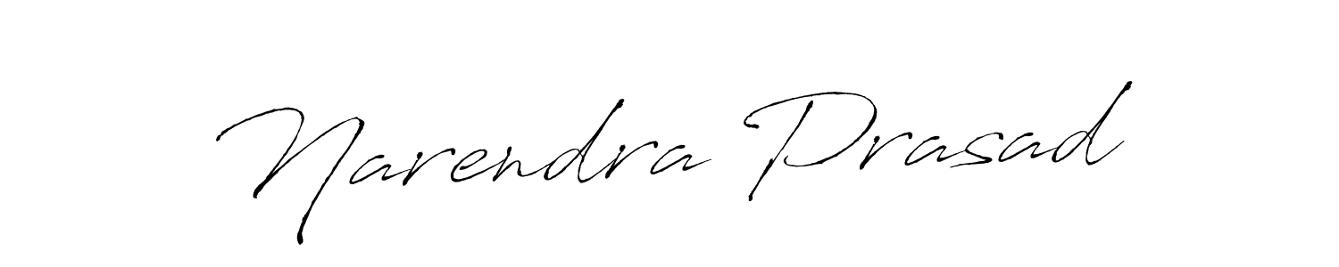 Make a beautiful signature design for name Narendra Prasad. With this signature (Antro_Vectra) style, you can create a handwritten signature for free. Narendra Prasad signature style 6 images and pictures png