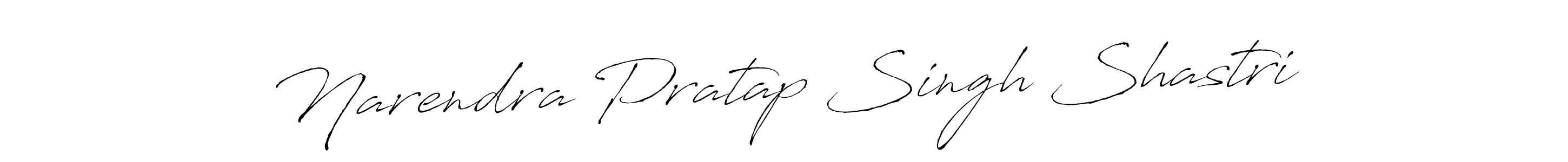 Create a beautiful signature design for name Narendra Pratap Singh Shastri. With this signature (Antro_Vectra) fonts, you can make a handwritten signature for free. Narendra Pratap Singh Shastri signature style 6 images and pictures png