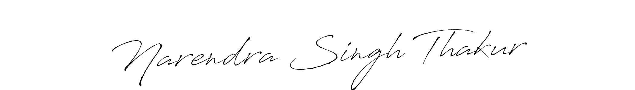 Make a beautiful signature design for name Narendra Singh Thakur. With this signature (Antro_Vectra) style, you can create a handwritten signature for free. Narendra Singh Thakur signature style 6 images and pictures png