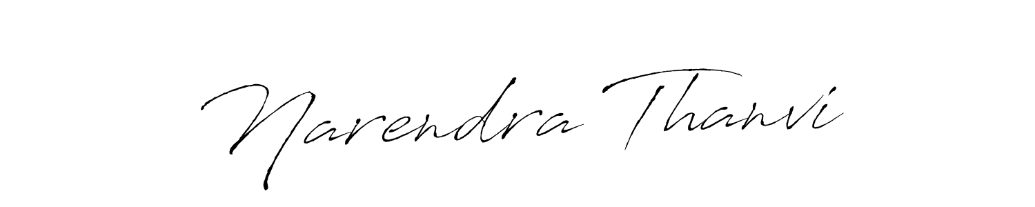 Make a beautiful signature design for name Narendra Thanvi. With this signature (Antro_Vectra) style, you can create a handwritten signature for free. Narendra Thanvi signature style 6 images and pictures png