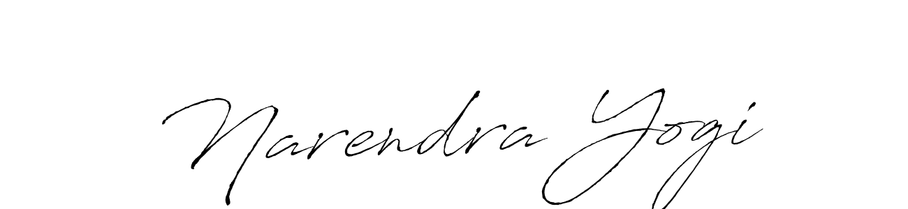 How to make Narendra Yogi signature? Antro_Vectra is a professional autograph style. Create handwritten signature for Narendra Yogi name. Narendra Yogi signature style 6 images and pictures png