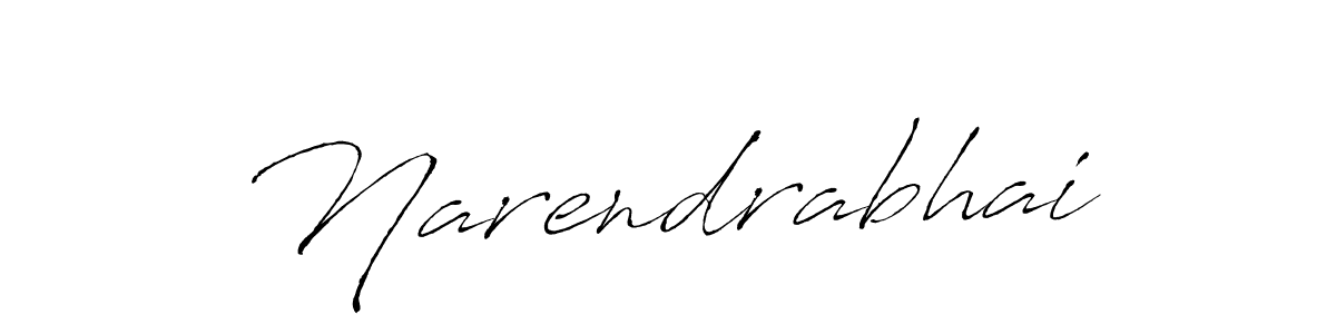 Make a beautiful signature design for name Narendrabhai. With this signature (Antro_Vectra) style, you can create a handwritten signature for free. Narendrabhai signature style 6 images and pictures png