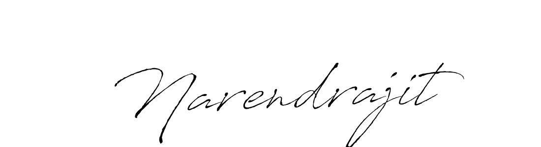 Narendrajit stylish signature style. Best Handwritten Sign (Antro_Vectra) for my name. Handwritten Signature Collection Ideas for my name Narendrajit. Narendrajit signature style 6 images and pictures png
