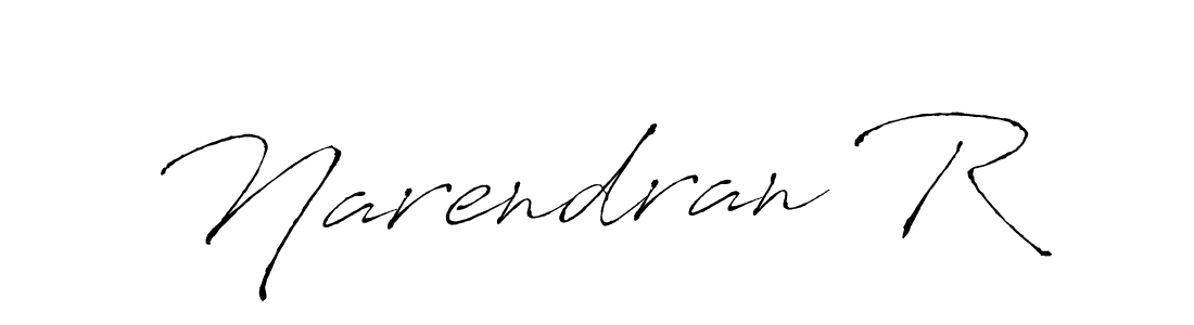 It looks lik you need a new signature style for name Narendran R. Design unique handwritten (Antro_Vectra) signature with our free signature maker in just a few clicks. Narendran R signature style 6 images and pictures png