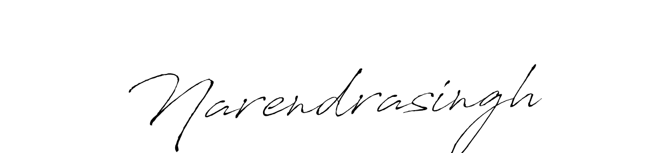 How to make Narendrasingh signature? Antro_Vectra is a professional autograph style. Create handwritten signature for Narendrasingh name. Narendrasingh signature style 6 images and pictures png